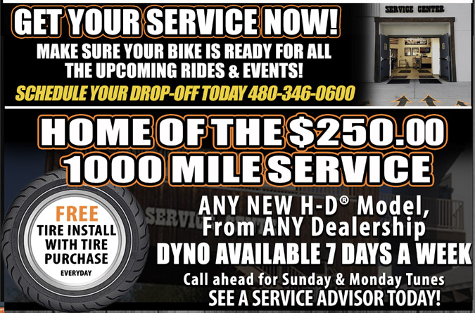 Harley Davidson Service Specials 2025